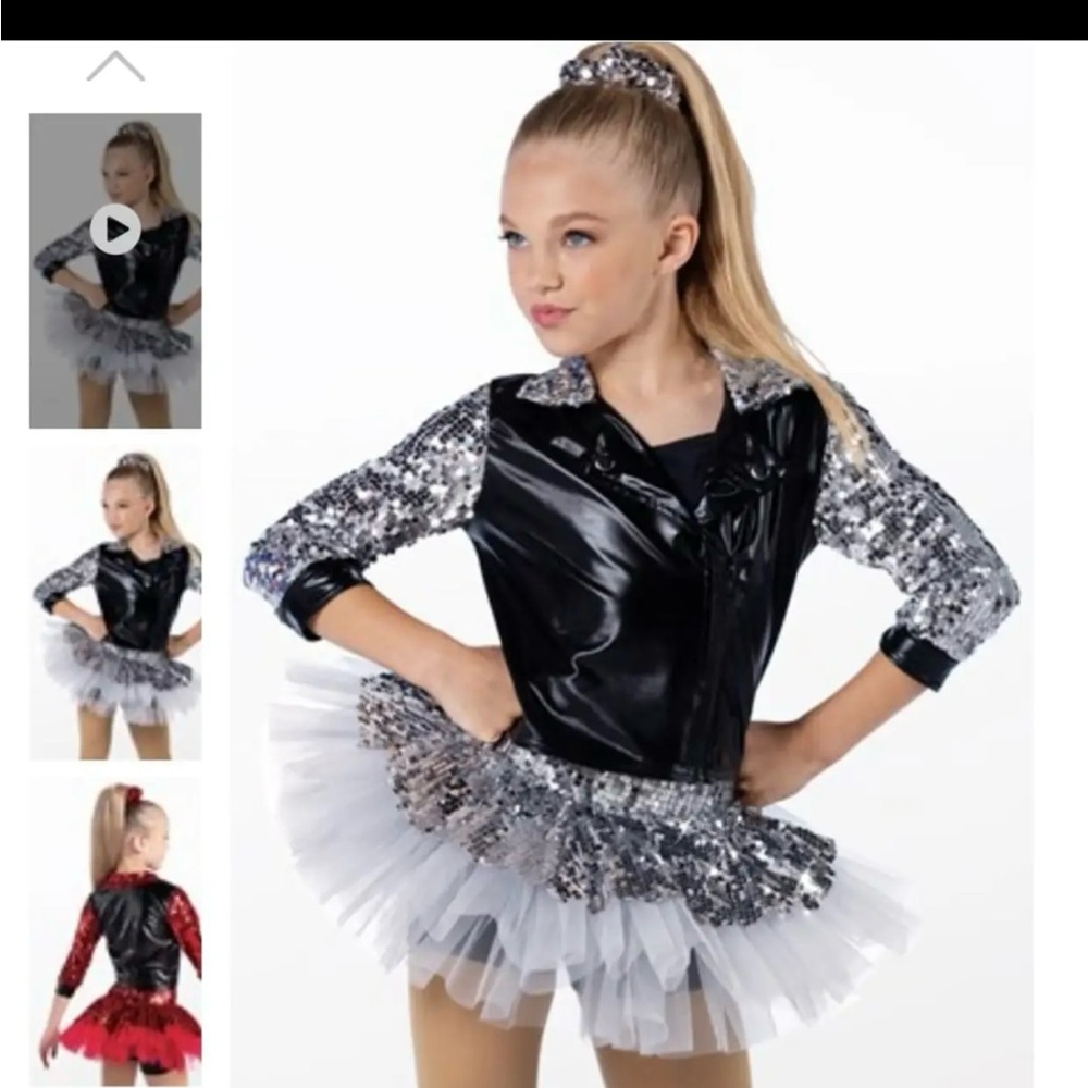 Girls Weissman 2 piece costume - biker girl